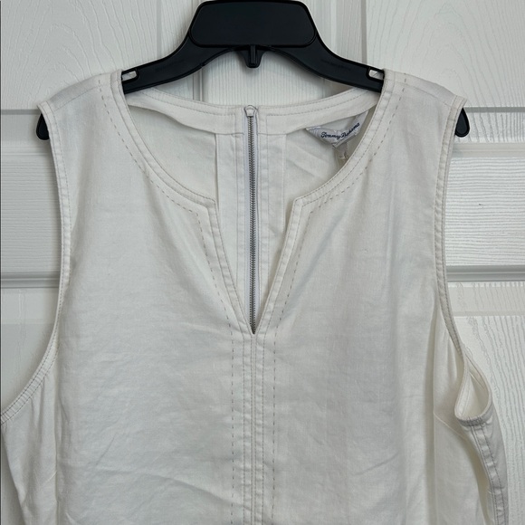 TOMMY BAHAMA Palm-A-Dora Split-Neck Sheath Dress - Picture 6 of 15